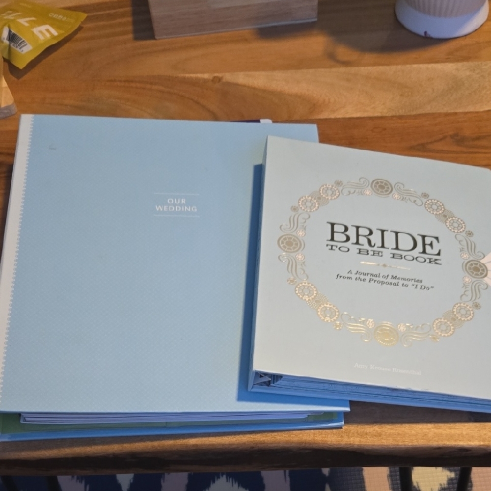 Set Of TWO Bridal Journals (wedding  journals) Fast Shipping! BUNDLE&SAVE